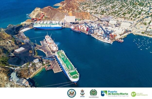 Trabajo en equipo entre el Gobierno de los Estados Unidos y el Puerto de Santa Marta