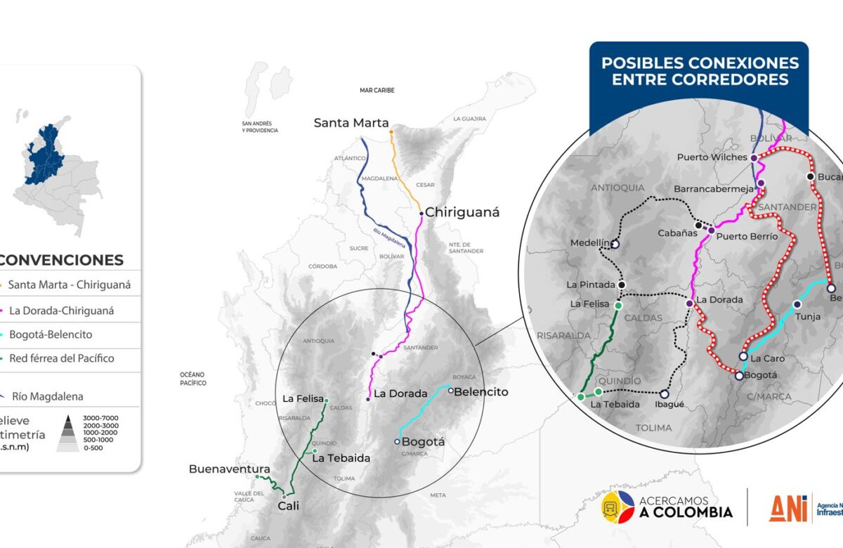 ANI publica prepliegos para definir la conexión férrea entre bogotá región y el corredor la dorada – chiriguaná