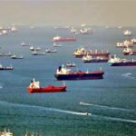 Portacontenedores se acumulan frente a los puertos asiáticos a la espera de mejores tarifas
