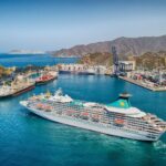 Visita del crucero Artania al Puerto de Santa Marta