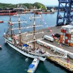 Puerto de Santa Marta recibe al buque escuela Simón Bolívar de Venezuela