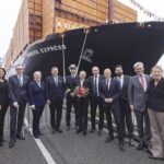 Hapag-Lloyd avanza en sostenibilidad y eficiencia con el bautizo del “Hamburg Express”