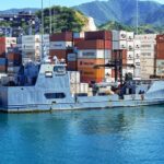 Recalada de la motonave Golfo de Urabá en el Puerto de Santa Marta