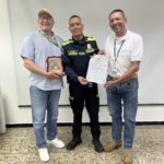 Policía Metropolitana de Santa Marta entrega reconocimiento al presidente de Sociedad Portuaria