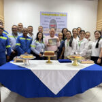Celebración por los 28 años de servicio de Jorge Eliécer Mesa