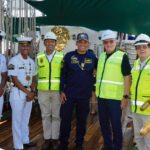 Coordinación del puerto de Santa Marta y el Buque Escuela ARC Gloria para la celebración de los 500 años de Santa Marta.