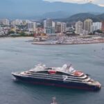 Crucero Le Champlain, de la línea Ponant, arribó a Puerto de Santa Marta