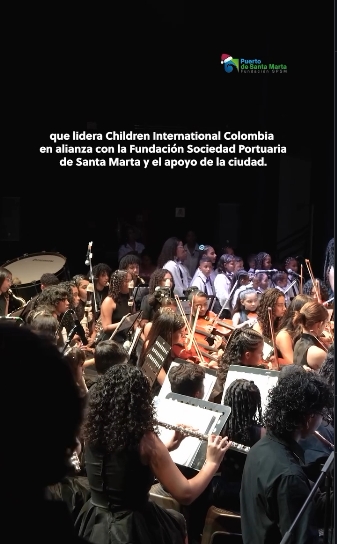 Niños y jóvenes samarios se unen a la Orquesta Sinfónica Children International