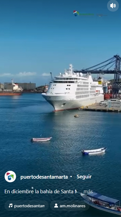 Diciembre llega cargado de cruceros en Santa Marta